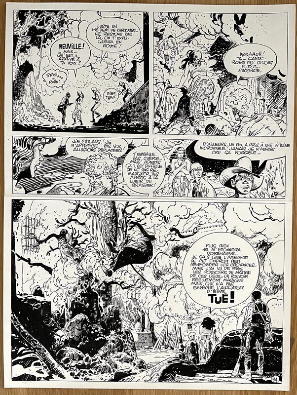 En vente - Rossi - Jim Cutlass - Planche originale