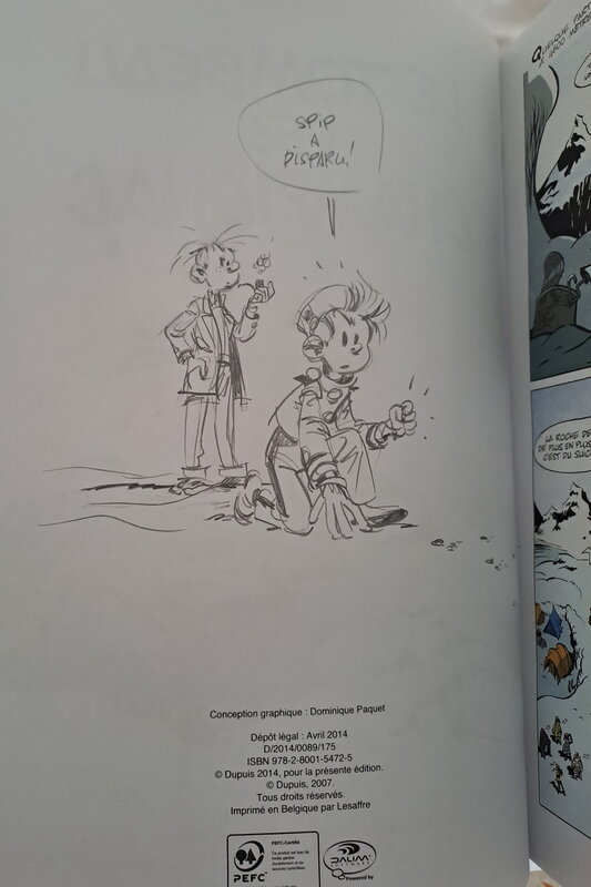 Tarrin dedicace - Planche originale
