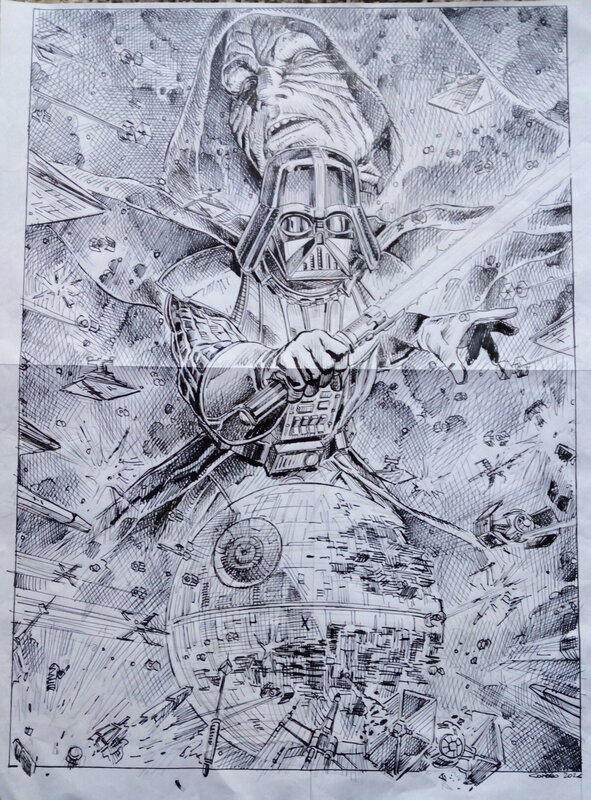 Star Wars par Giorgio Comolo - Illustration originale