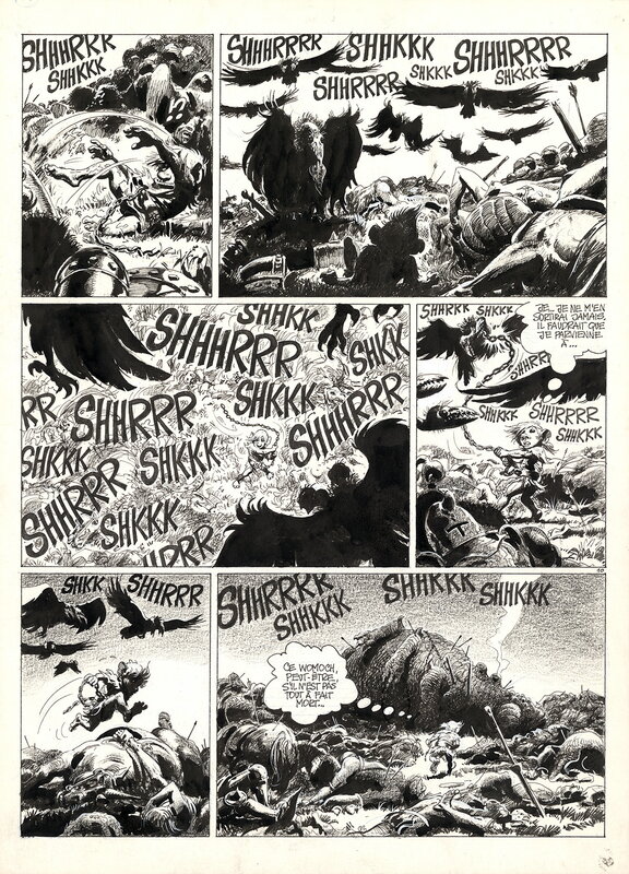 Grzegorz Rosinski, Jean Van Hamme, Le grand pouvoir du Chninkel Planche 10 - Planche originale