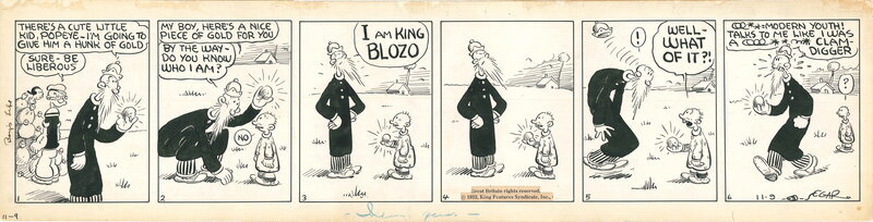 Segar, Popeye 1932 - Comic Strip
