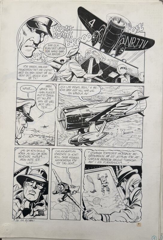 César Spadari, “Viva Las Vegas” The Phantom - Comic Strip