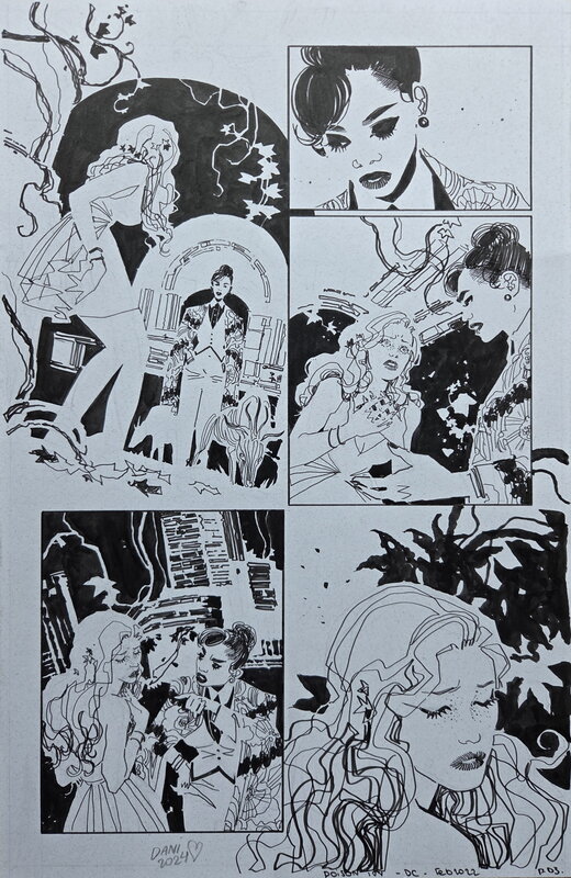 Dani, Batman Vol 3 #124 p 25 (Poison Ivy Backup Story) - Illustration originale