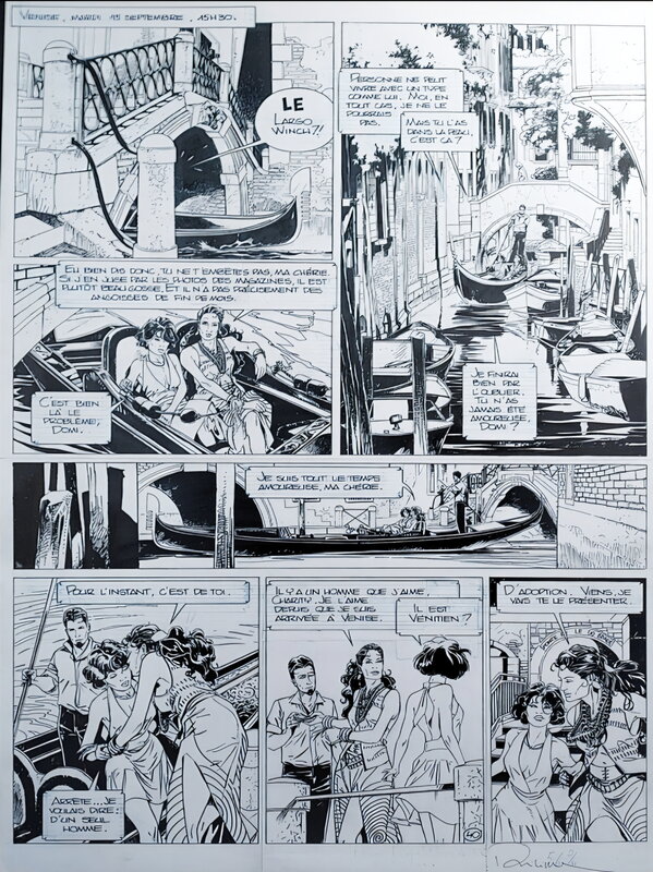 Largo Winch par Philippe Francq - Planche originale