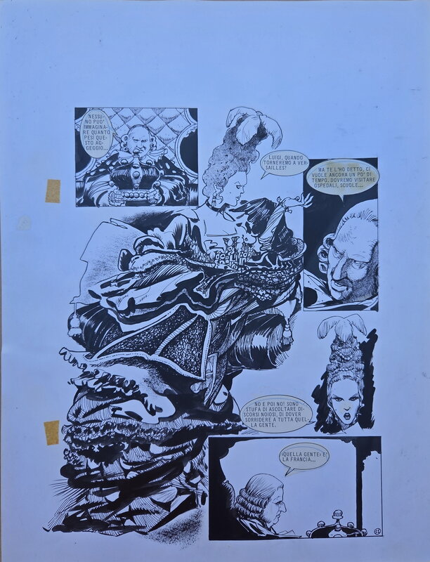Ugolino Cossu, Planche originale Lanciostory 20 - Planche originale