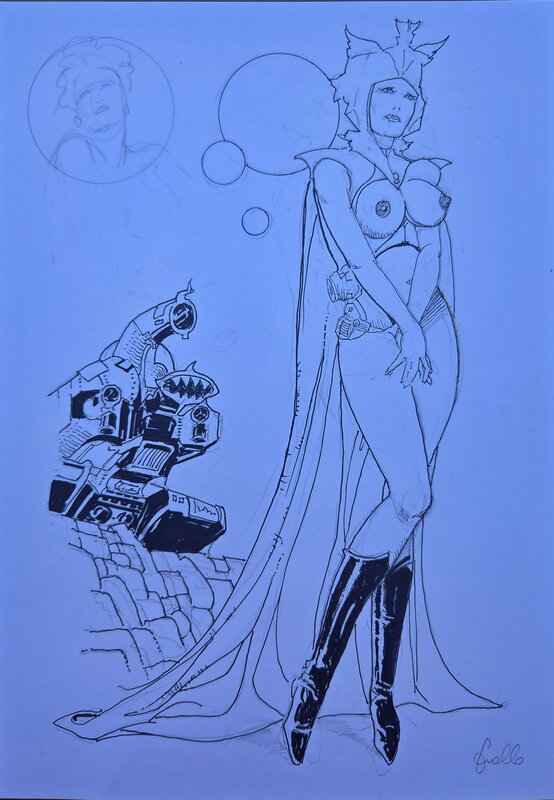Spatial girl par Leone Frollo - Illustration originale