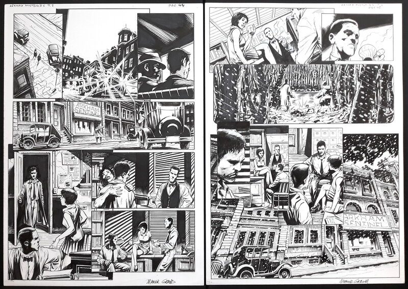 Manuel Garcia, Richard. D. Nolane, Arkham Mysteries : L'ombre de Dagon - Planche originale