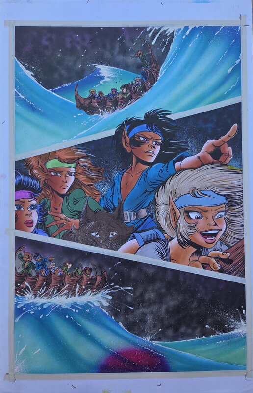 Wendy & Richard Pini, Elfquest-Planche originale N° 7 - Comic Strip