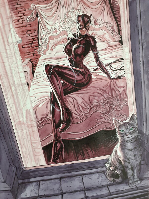 Catwoman par Jérémy - Illustration originale