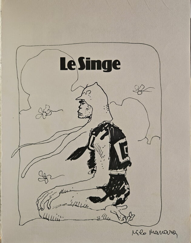 1980 - Le Singe by Milo Manara - Sketch