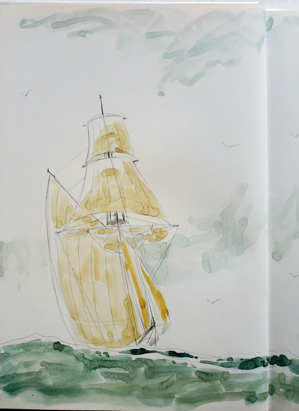 Alain Robet, GABRIELLE B.   T2 MASQUE D'ARGENT - Sketch