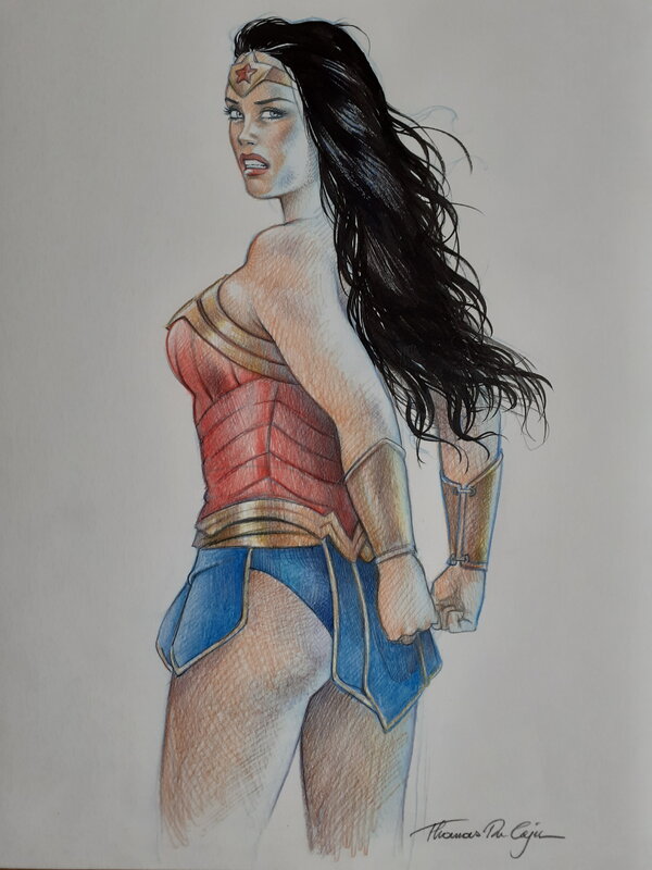 Wonder Woman par Thomas Du Caju - Planche originale