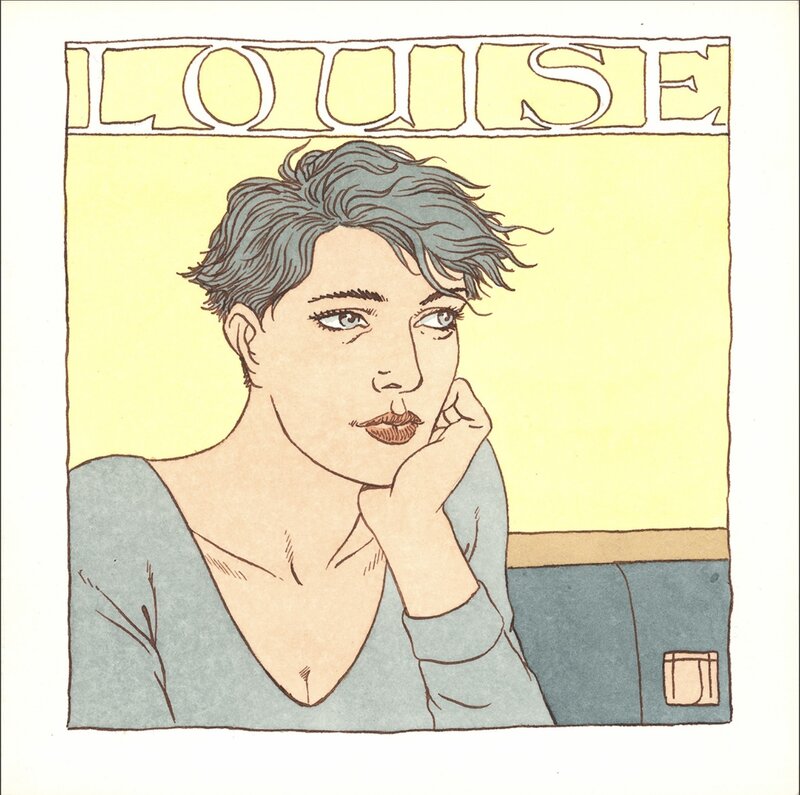 2005 - André Juillard - Le cahier bleu - Louise - Original Illustration