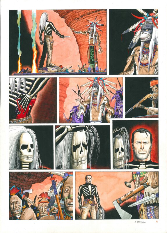 Enrique Breccia, Tex: Snakeman, page 39 - Planche originale