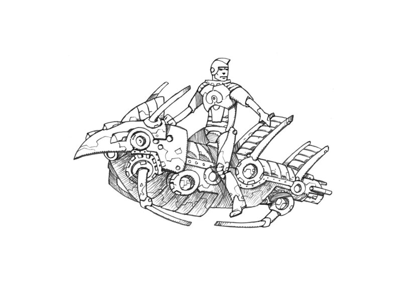 Caza, La patrouille du Temps (Manse) - Couverture originale