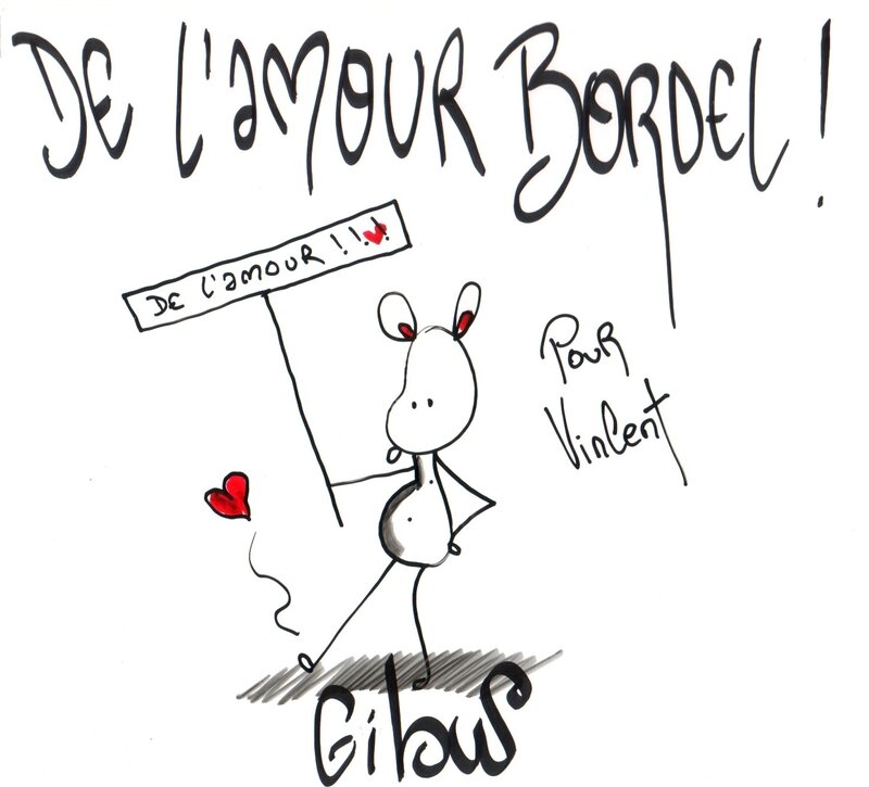 Crobards d'Amour by Gibus - Sketch