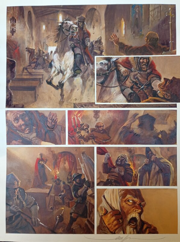 Grella - Planche Test Galkiddek - Original art