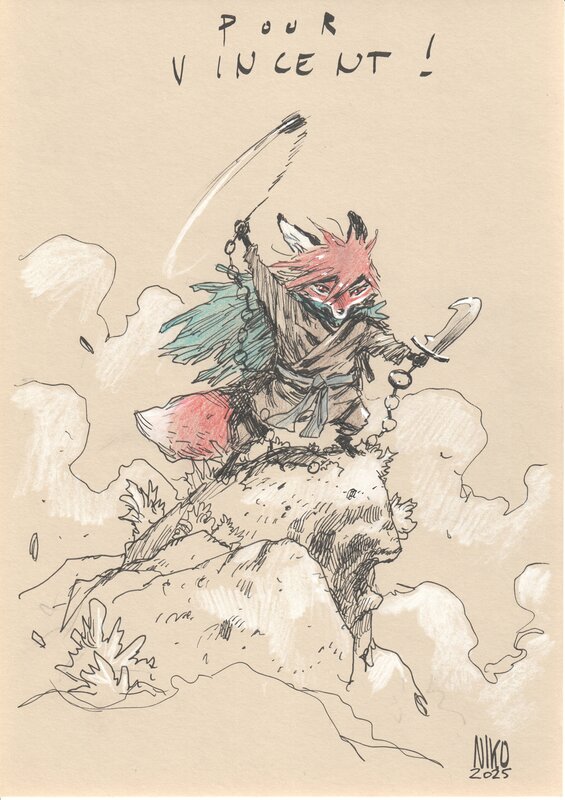 Fang by Niko Henrichon - Sketch