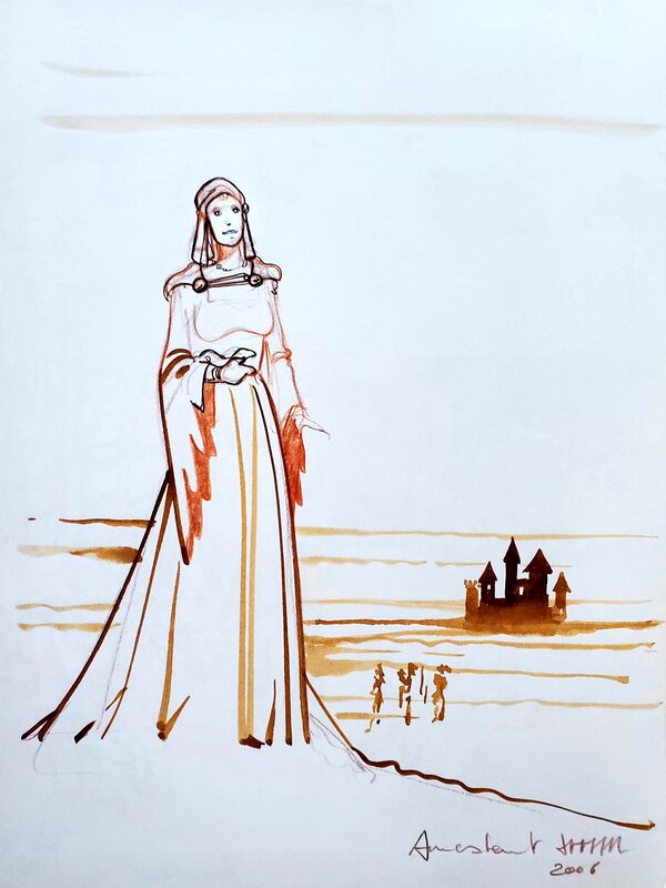 Jean-Marie Michaud, LA GESTE DES HEROS DE BRETAGNE   T1 ANNE  DE BRETAGNE - Dédicace