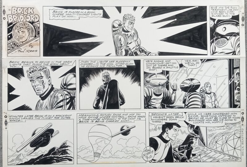 For sale - Brick Bradford by Paul Norris - Comic Strip