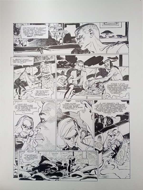 Parras - Le lièvre de Mars - Planche originale