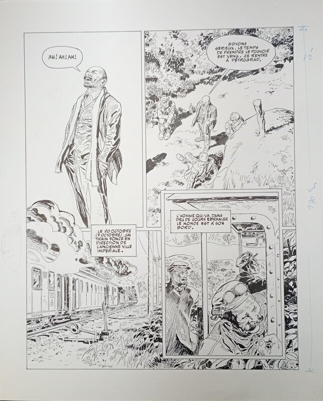 Parras - Les grands capitaines - Planche originale