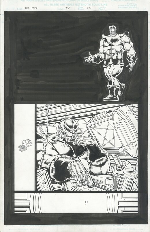 For sale - The end # 1 page 12 by Jim Starlin - Comic Strip