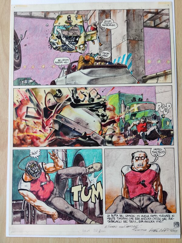 Tanino Liberatore, Stefano Tamburini, Ranxerox. Bon anniversaire, Lubna - Comic Strip