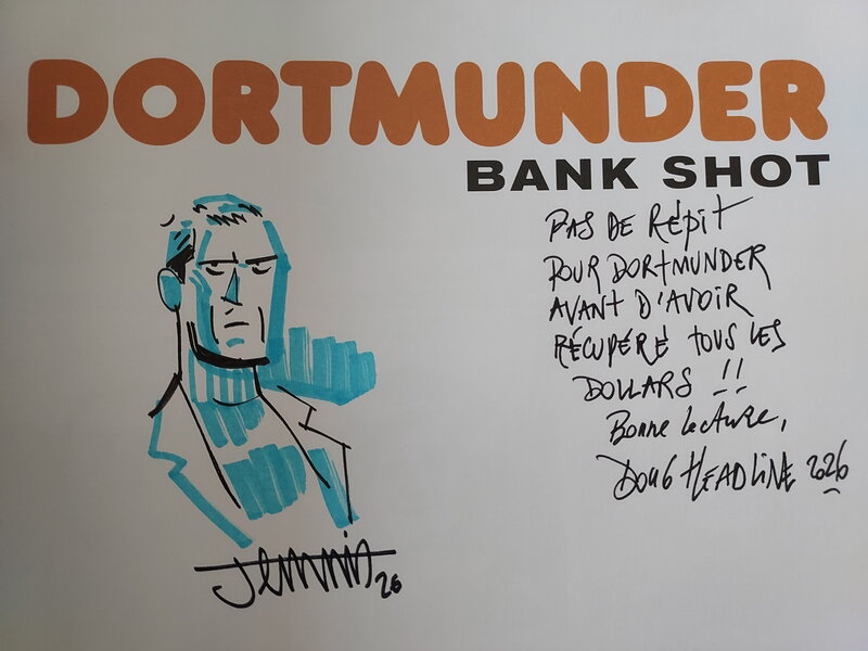 Jesús Alonso Iglesias, Doug Headline, Dortmunder T1 EO Bank Shot - Sketch