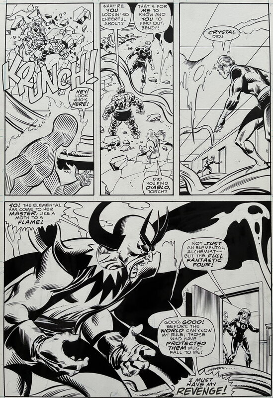 John Buscema, Joe Sinnott, Fantastic Four #307 - Page 19 - Comic Strip