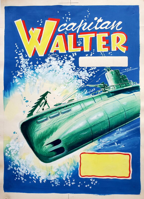 Giovannini Ruggero, CAPITAN WALTER   couleur directe - Couverture originale