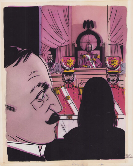 Dick Matena | 1987 | De laatste 5 dagen van E.A. Poe blauwdruk cover WVV 78 - Couverture originale