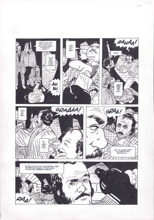 Dick Matena | 1987 | De laatste 5 dagen van E.A. Poe pl 32 - Comic Strip