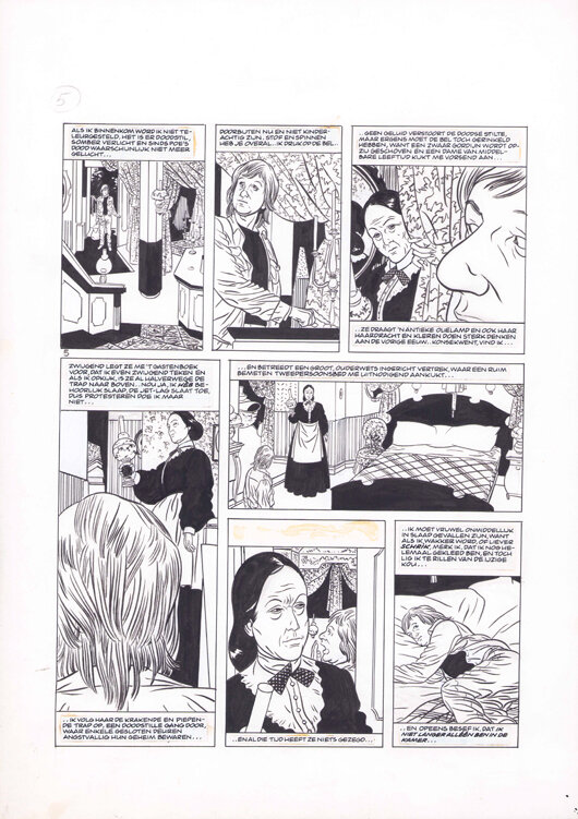 Dick Matena | 1987 | De laatste 5 dagen van E.A. Poe pl 5 - Comic Strip