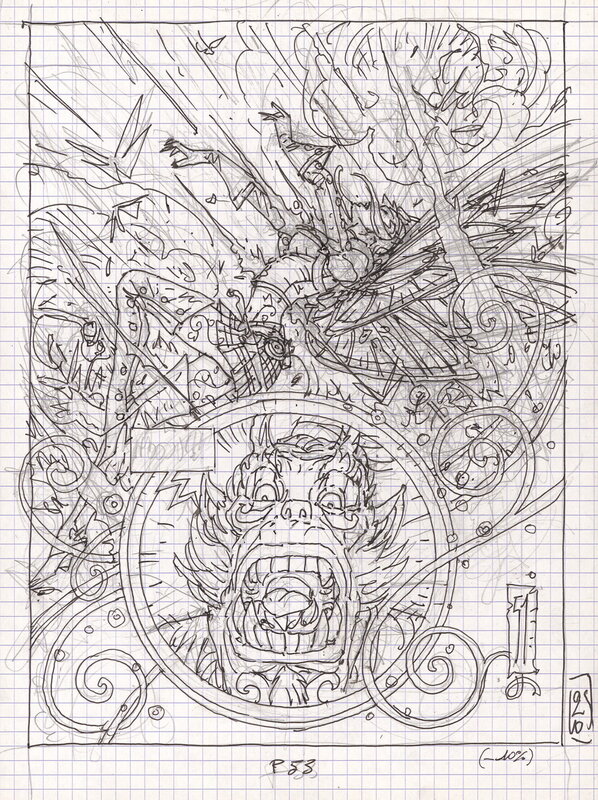 Wika 98 par Olivier Ledroit - Planche originale