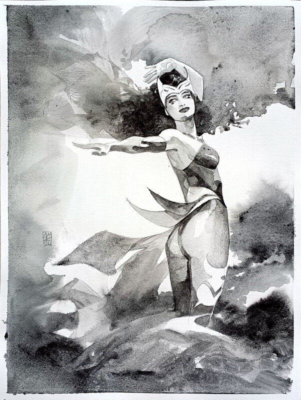 Alex Maleev, Wanda, Sorcerer Supreme - Illustration originale