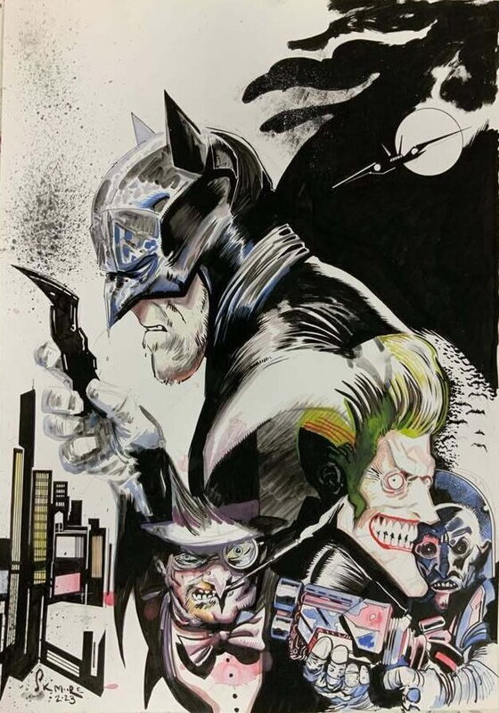 Stewart Kenneth Moore, Batman Comiccon Prague Sketch - Sketch
