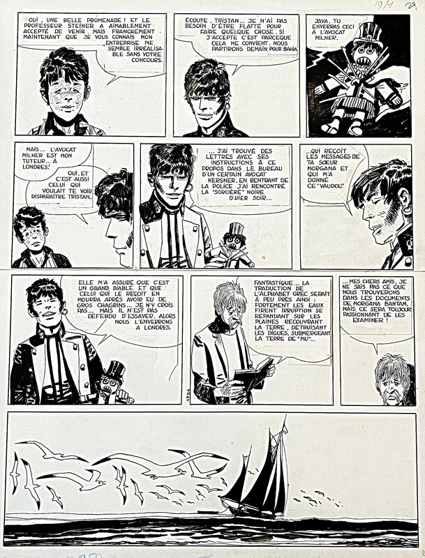 Hugo Pratt, Le secret de Tristan Bantam (Fin) - Comic Strip