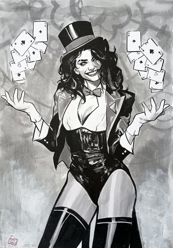Zatanna par Fransesco Tomaselli - Illustration originale