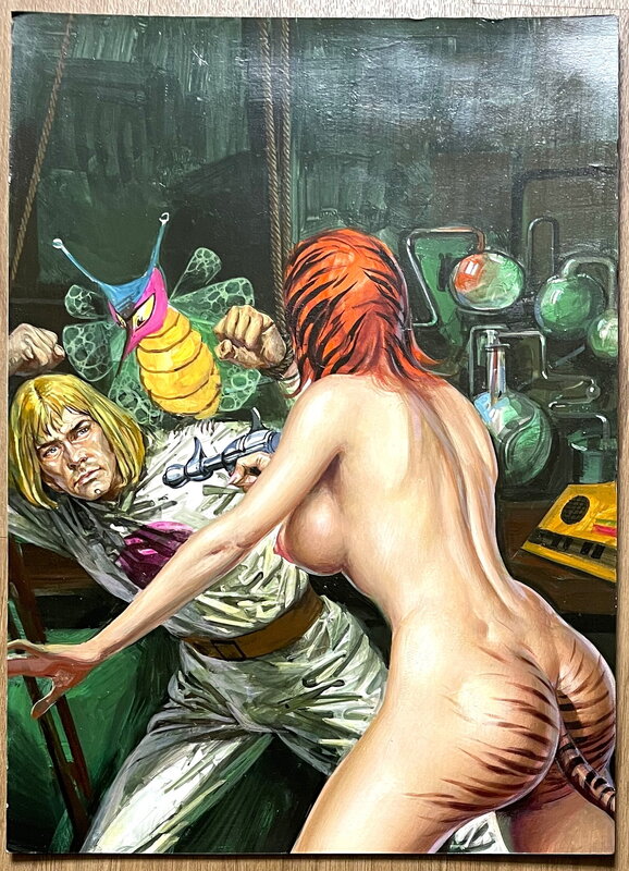 En vente - Ciriello - Painted Cover Fantastic - Planche originale