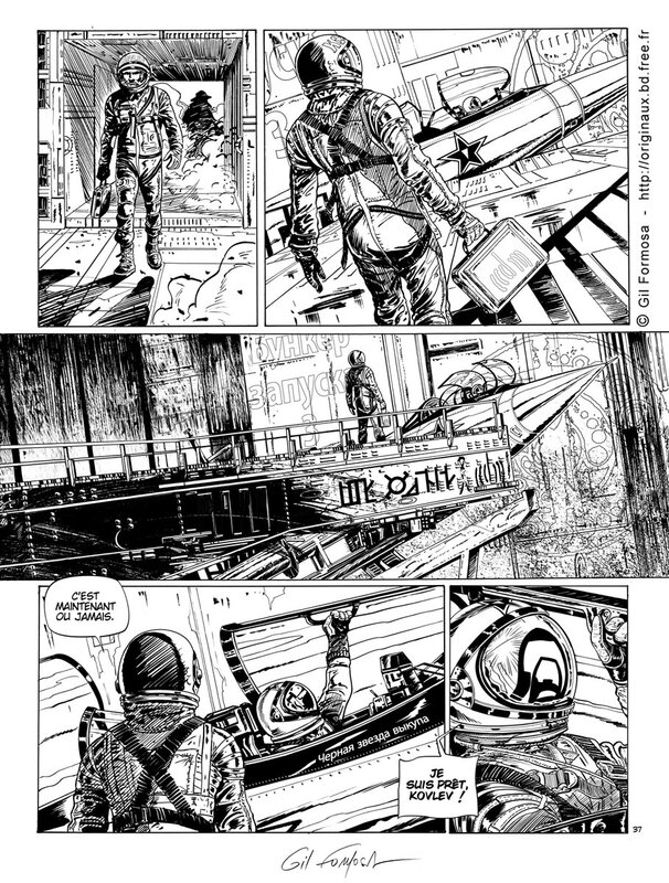 Gil Formosa, Sergent-Major BOWEN T1 P37 - Planche originale