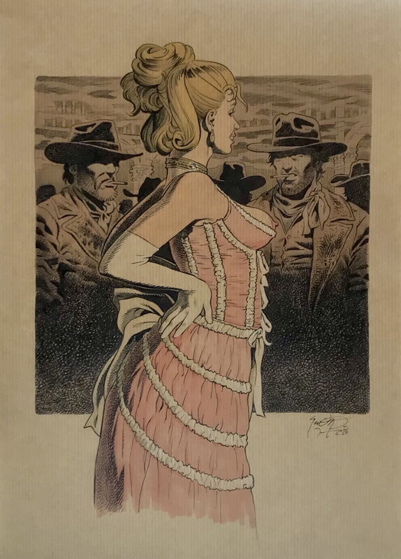 En vente - François Miville-Deschênes, Recherche personnelle (réchauffement matinal 234) - Illustration originale