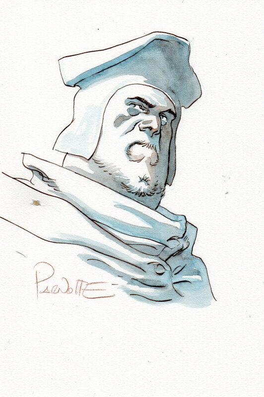 Joël Parnotte, Cauchon ou l'Homme qui tua Jeanne d'Arc - Illustration originale