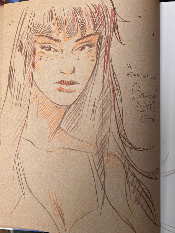 Jim, illustration originale, Marie, Intégrale 