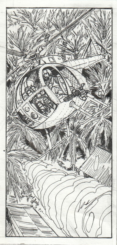 Bomb Road par Michel Koeniguer - Illustration originale