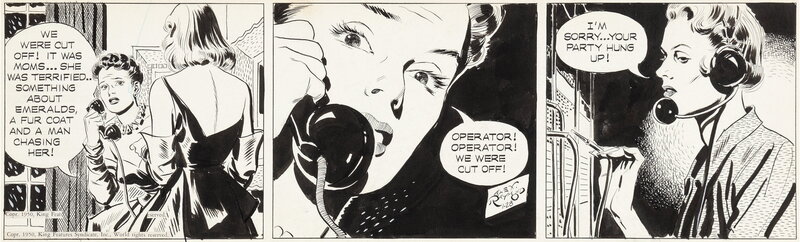 Alex Raymond, Rip Kirby - #1219 - 28 Janvier 1950 - Comic Strip
