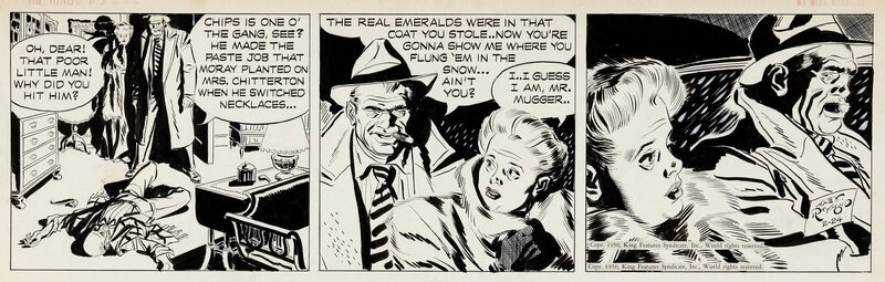 Alex Raymond, Rip Kirby - #1242 - 24 Fevrier 1950 - Comic Strip