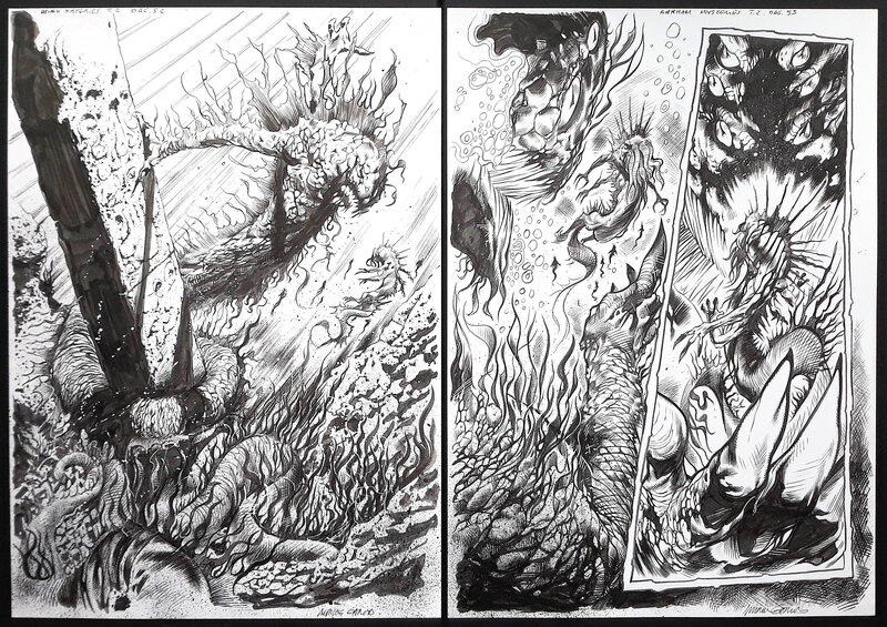 Manuel Garcia, Richard. D. Nolane, Arkham Mysteries : L’ombre de Dagon - Planche originale
