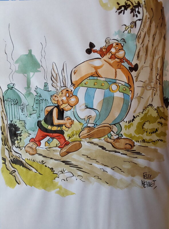 Félix Meynet, Albert Uderzo, Uderzo croqué par ses amis - Dédicace