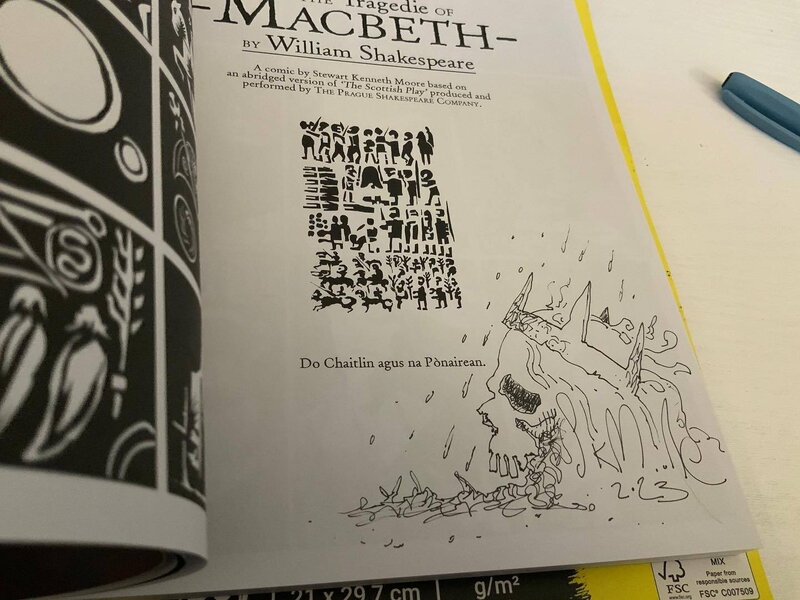 Stewart Kenneth Moore, Dead KING - Tragedie of MACBETH - Planche originale